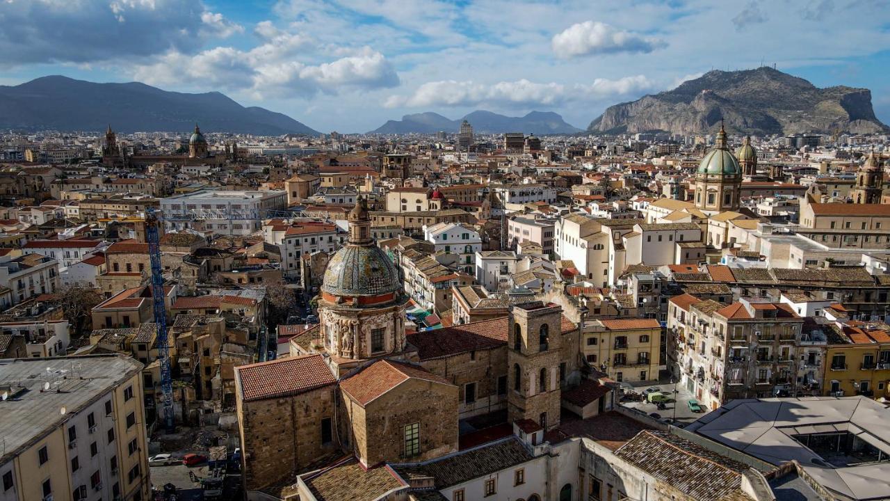 Solemar Sicilia - Palazzo Vetrano Apartment Palermo Bagian luar foto