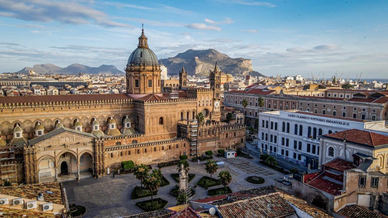 Solemar Sicilia - Palazzo Vetrano Apartment Palermo Bagian luar foto